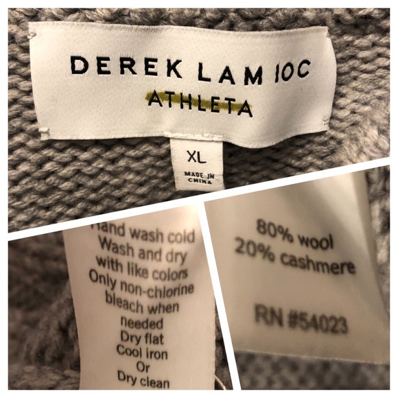 Derek Lam Athleta Wool Sweater Sz XL Long Sleeve - Picture 8 of 8